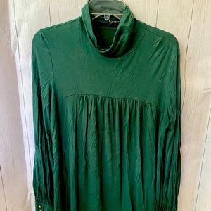 Turtleneck long sleeve tunic